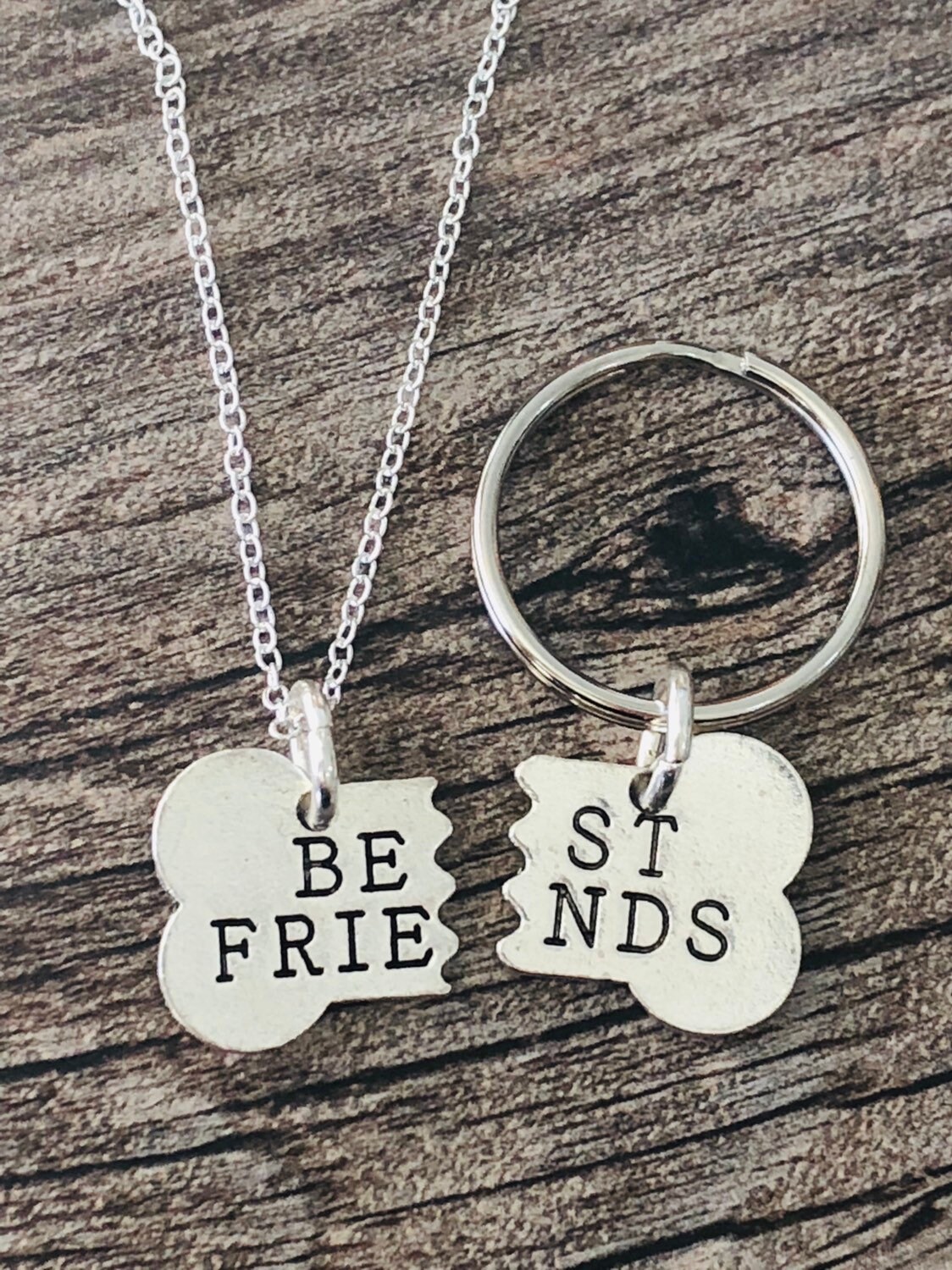 Human/Dog Best friend Necklace or get 2 with a keyring for Best Friend Dogs
