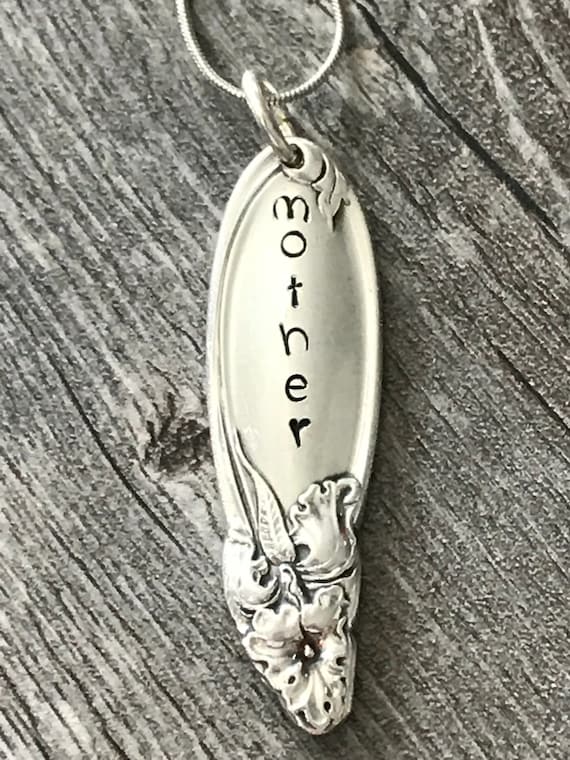 Gorgeous Upcycled Silverware Mother Necklace