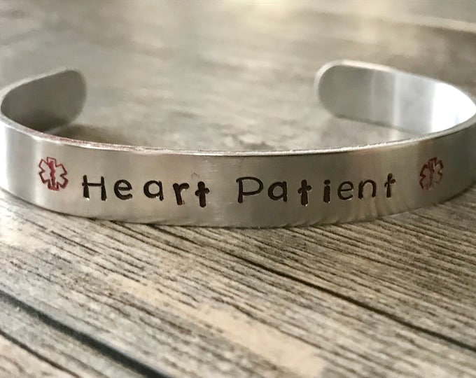 Heart Patient Medical ID Bracelet