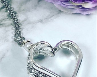 Spoon heart cheap necklace