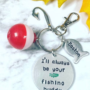 I’ll always be your fishing buddy - Personalized Keychain - I’ll/We’ll always be your fishing buddy/buddies