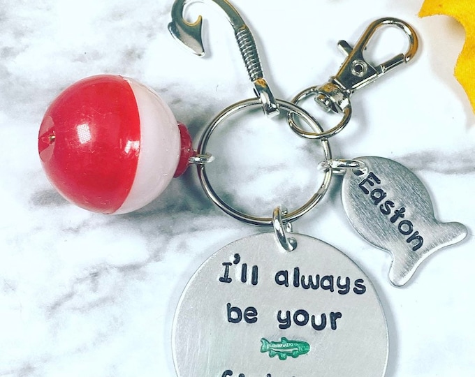 I’ll always be your fishing buddy - Personalized Keychain - I’ll/We’ll always be your fishing buddy/buddies