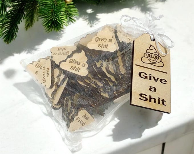 Gag Gift - Emergency Shits bag- Funny Give a Shit bag- A gag gift for when you just can’t anymore - Shit Bag