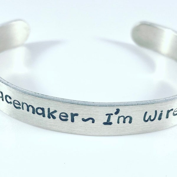 Pacemaker Medical ID Bracelet- Pacemaker I’m Wired