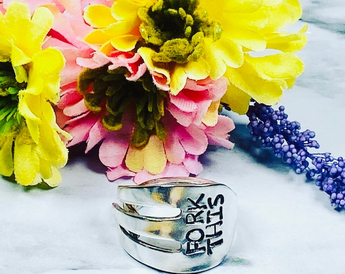 Fork This- Repurposed Vintage Fork Ring