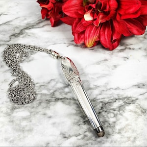 Stylus Necklace - Detachable - Repurposed Silverware Stylus - choice of style