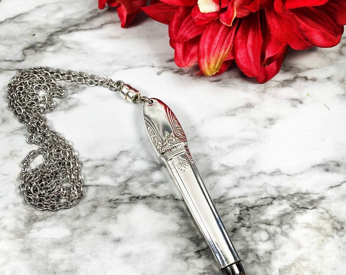 Stylus Necklace - Detachable - Repurposed Silverware Stylus - choice of style