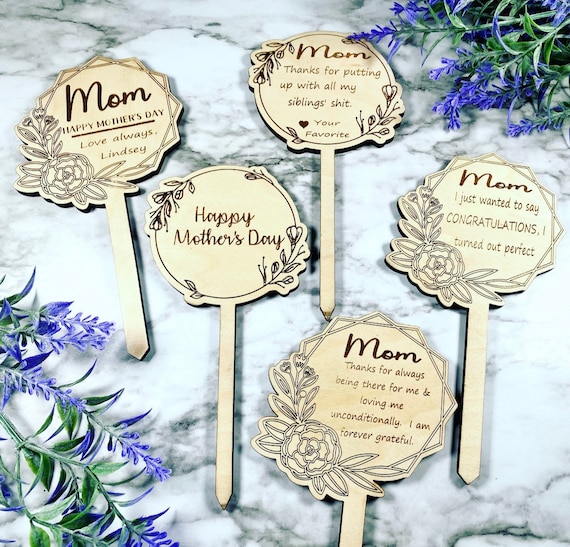 Mother’s Day Plant Markers - Mother’s Day Plant Decoration