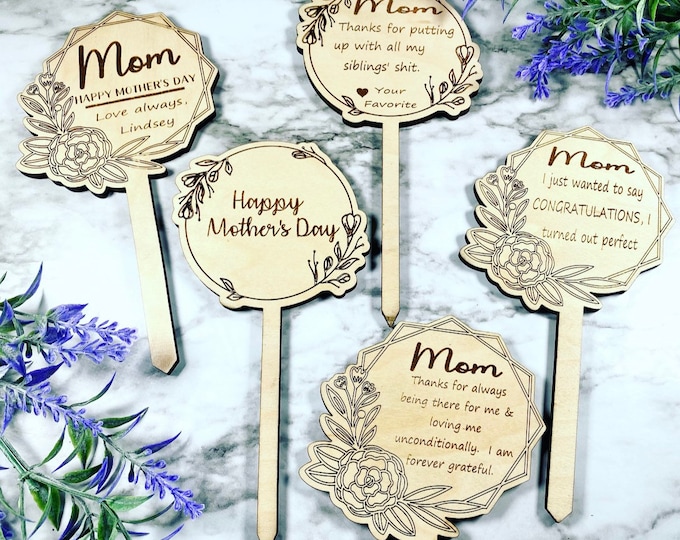 Mother’s Day Plant Markers - Mother’s Day Plant Decoration