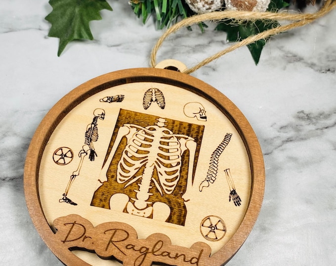 Radiology Christmas ornaments - Radiologist ornament - Radiology Tech - X-ray tech ornament