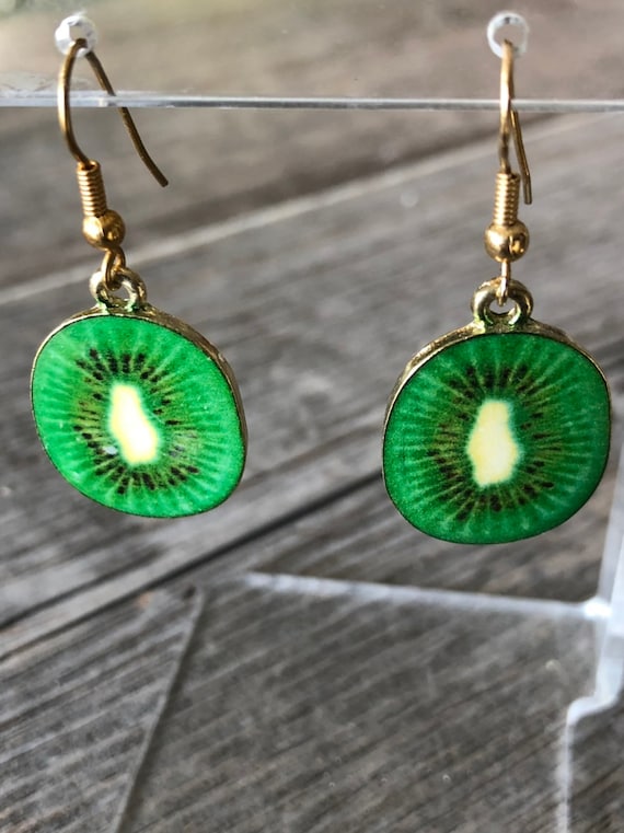 Cute Kiwi Earrings!!!!