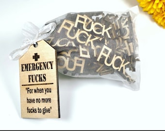 Gag Gift - Emergency F**k bag- Funny Give a F**k bag