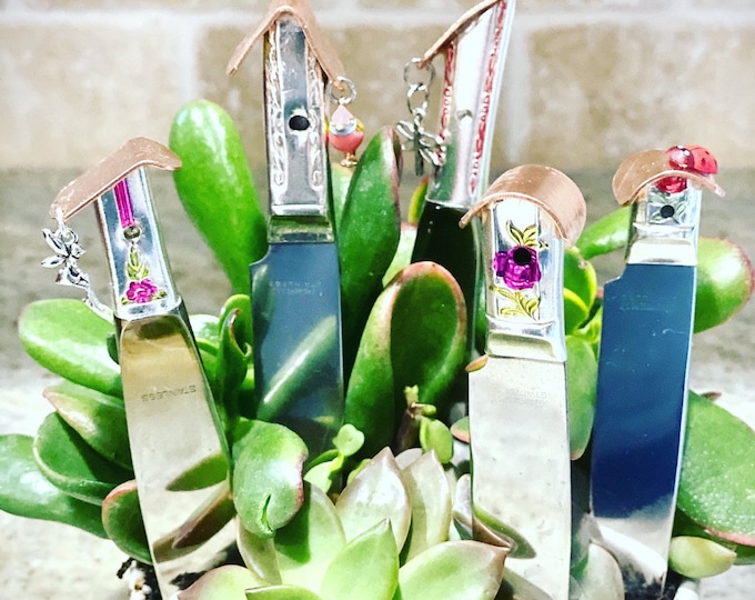 Bird house or fairy house Plant/Garden Markers