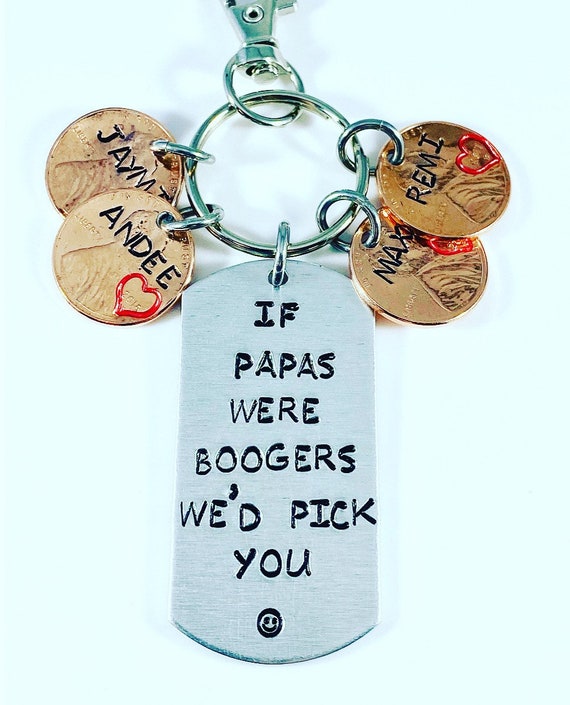 If (name) were boogers we’d pick you!  (can customize with any nam) Father’s Day/Mother's Day Keychain,