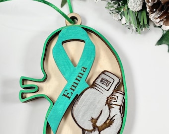Anatomical Kidney Christmas ornaments -  -Kidney Ornament - Personalized!!!!