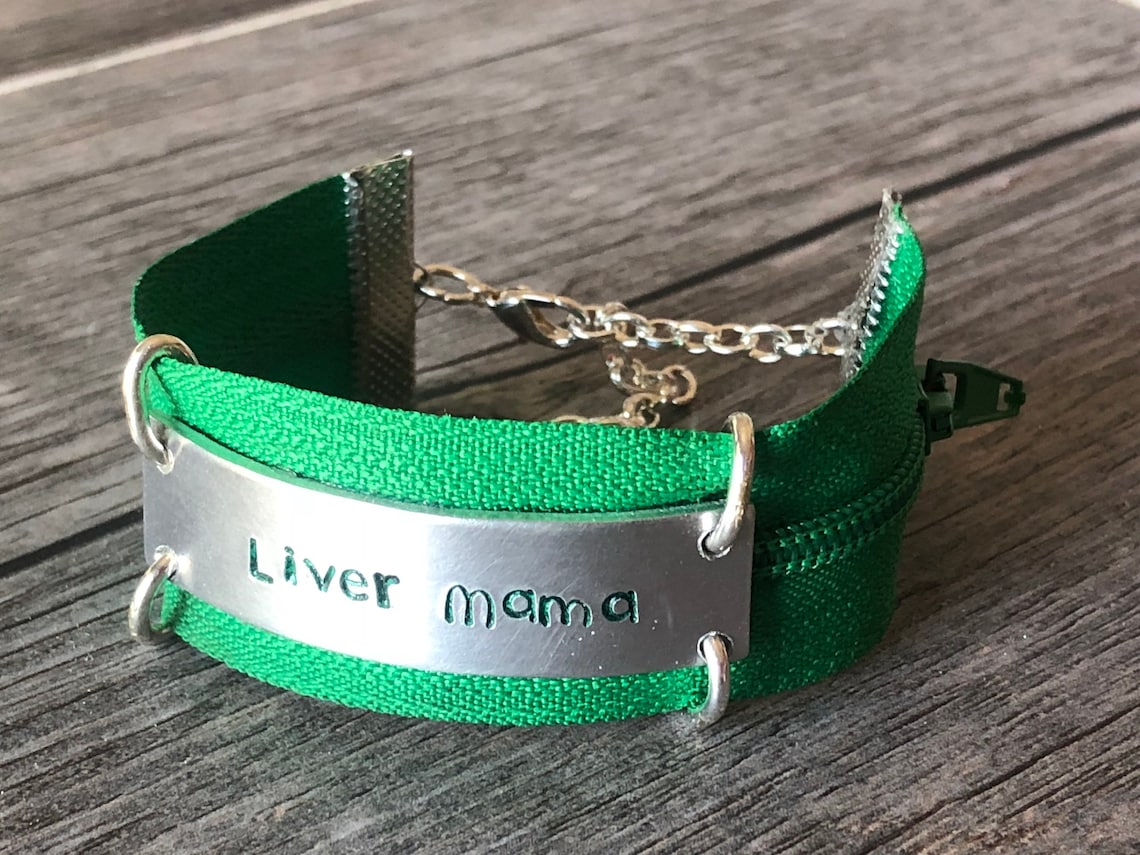 Liver Disease Awareness Bracelet Liver Transplant Bracelet Etsy