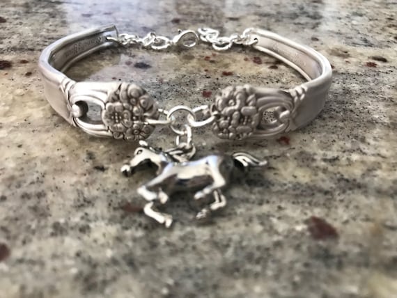 Horse spoon handle bracelet