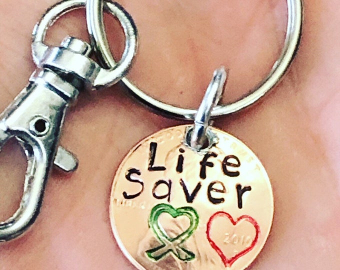 Donate Life - "Life Saver" Lucky Penny - from year of organ donation