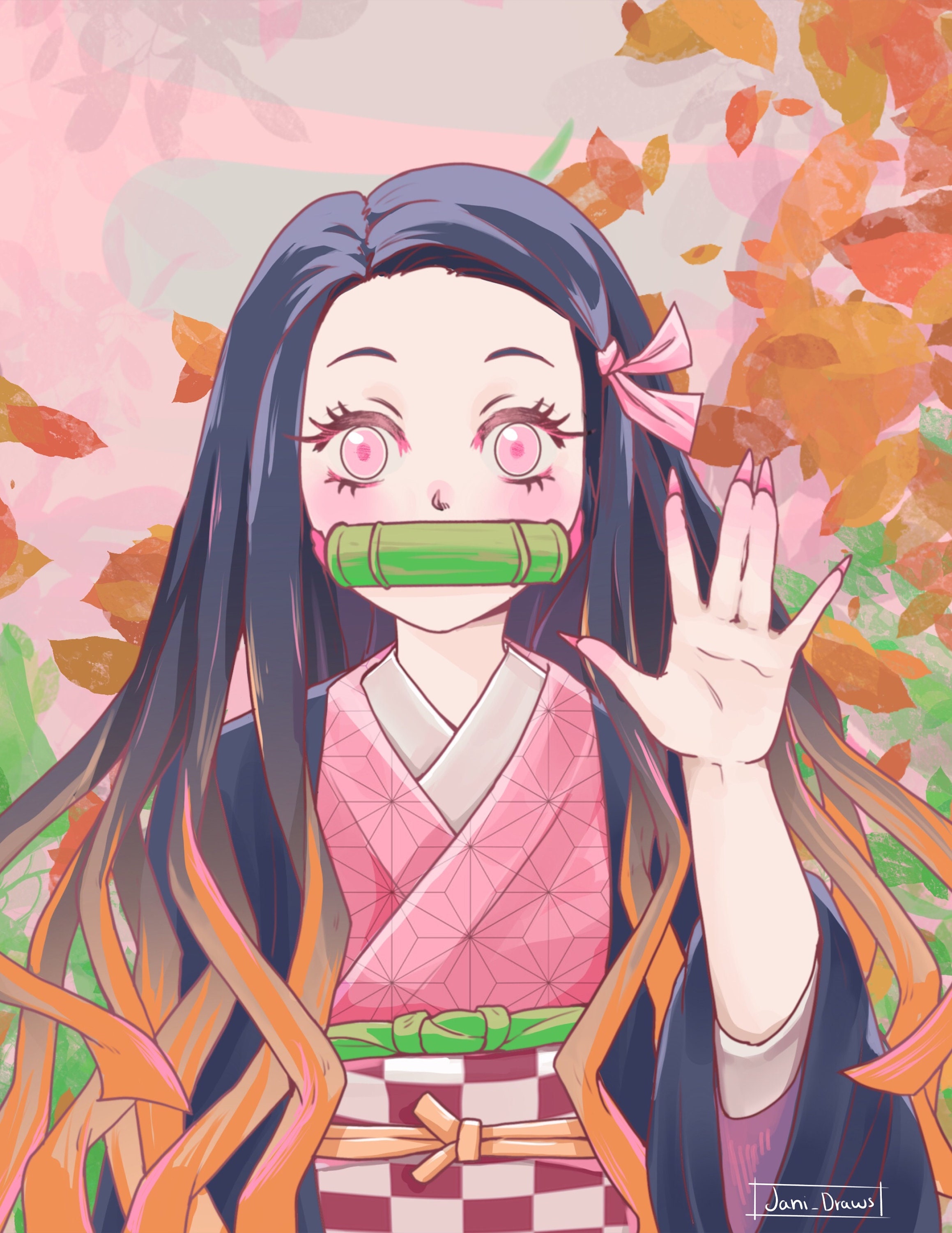 Big Poster Anime Demon Slayer Kimetsu no Yaiba LO08 90x60 cm