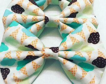 Ice Cream Cones Bow