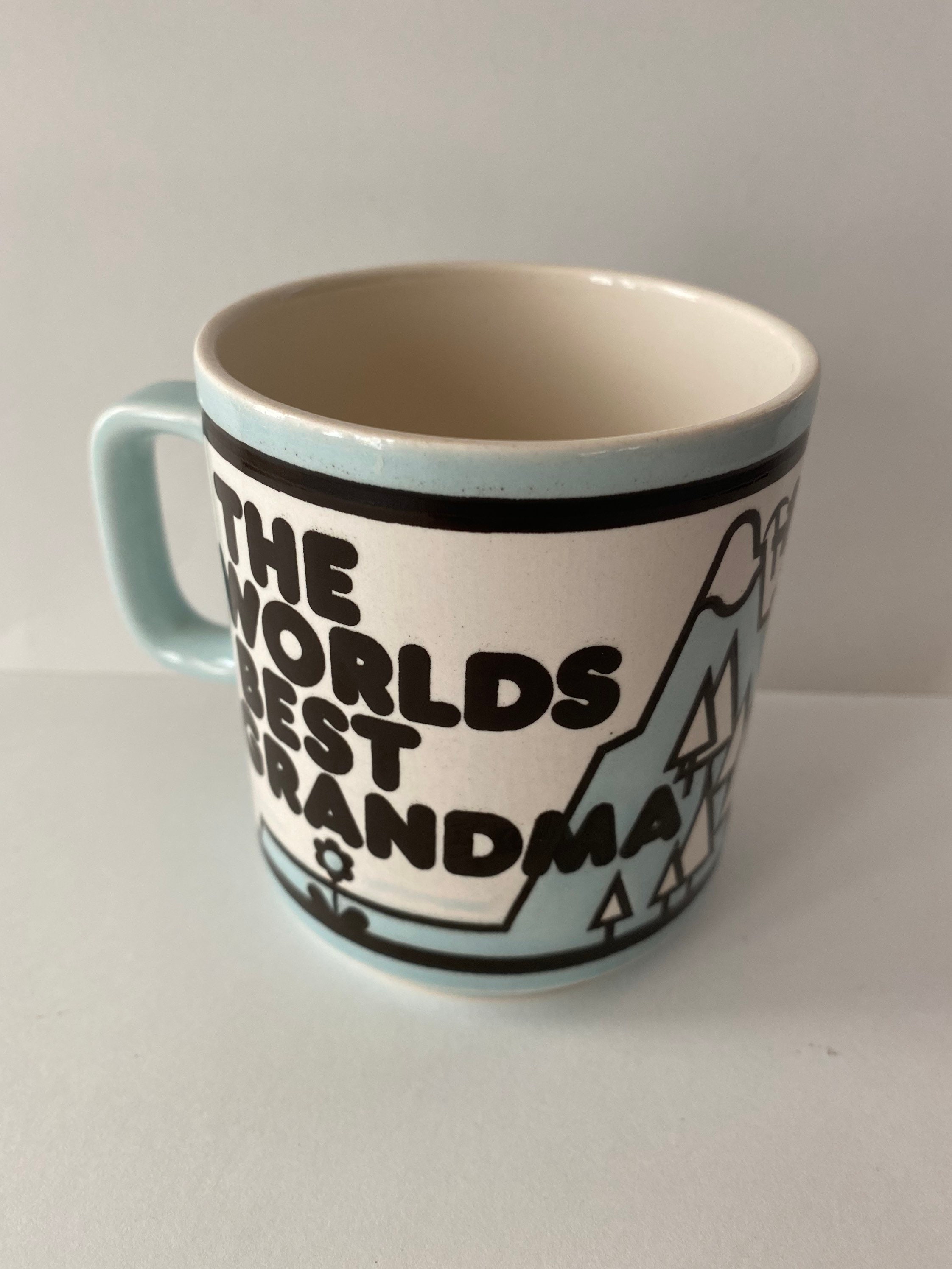 VINTAGE JOHN CLAPPISON.. HORNSEA MUGS FROM " THE WORLDS BEST " SERIES