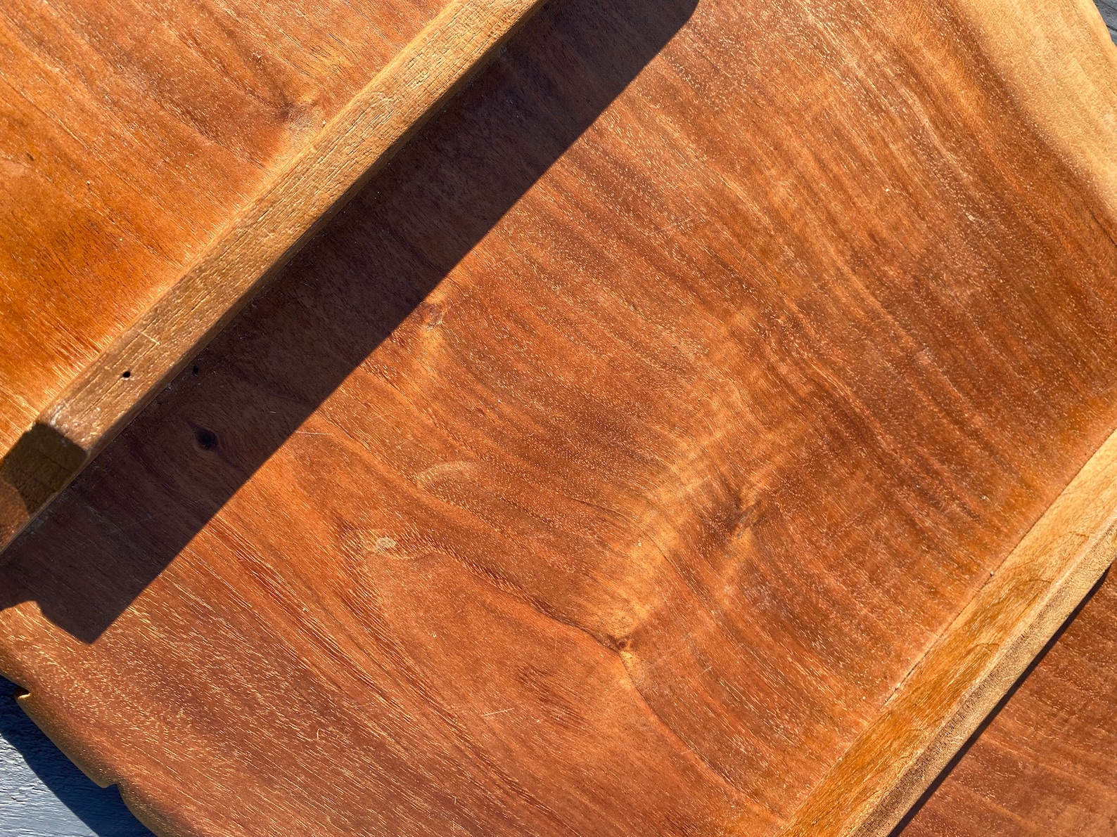 Large Hand Carved Wooden Platter or Tray Snack Tray Serving Etsy