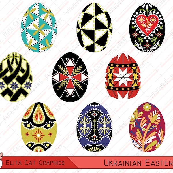 Ukrainian Pysanka Easter Eggs