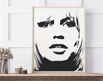 Large Bardot Drawing - Etsy