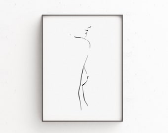 Nude Breast Sketch - Etsy