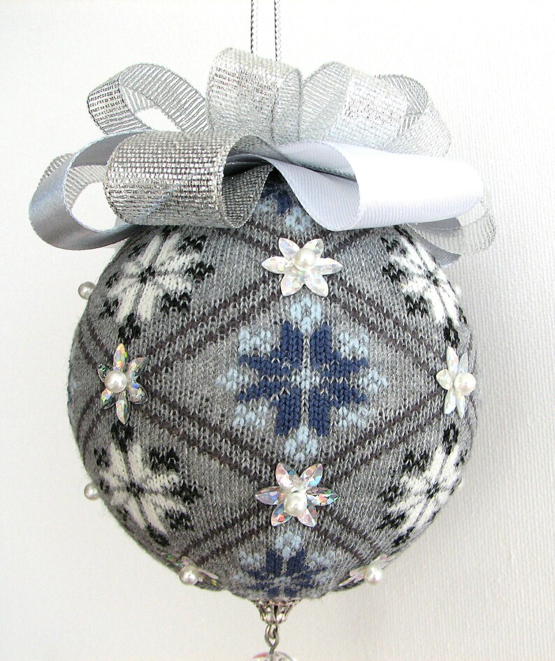 Christmas Ball Quilted Ornament Christmas Decorations - Etsy