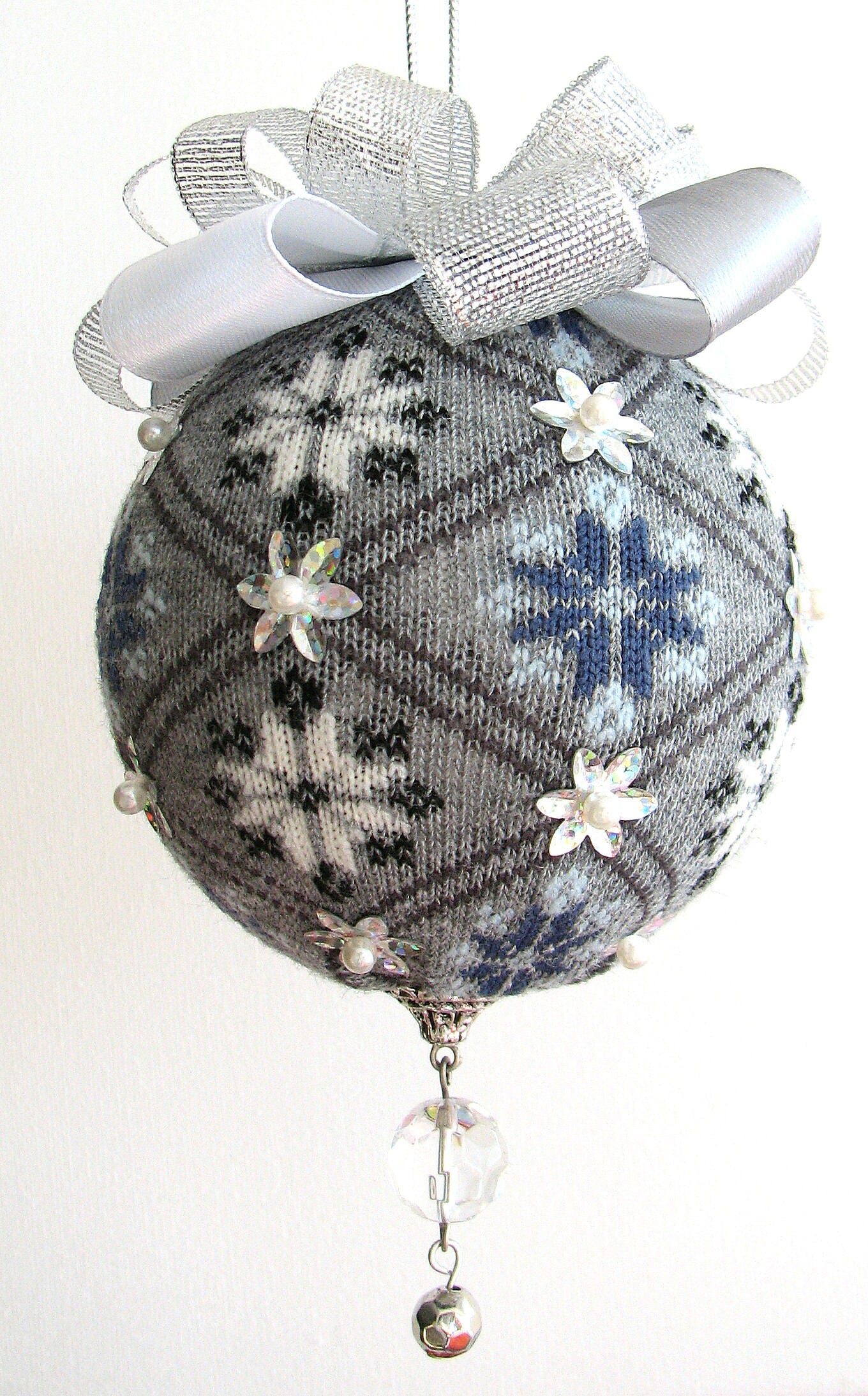 Christmas Ball, Quilted Ornament, Christmas Decorations, Christmas Tree ...