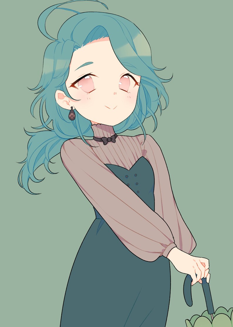 Original Victorian Theme 5x7 Mini Prints Vivian (Green)