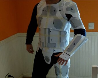 stormtrooper full armor foam templates cosplay costume etsy