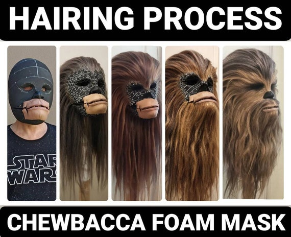 Inzichtelijk Ongepast Vertrouwen Chewbacca Mask Foam Templates and Hairing - Etsy Nederland