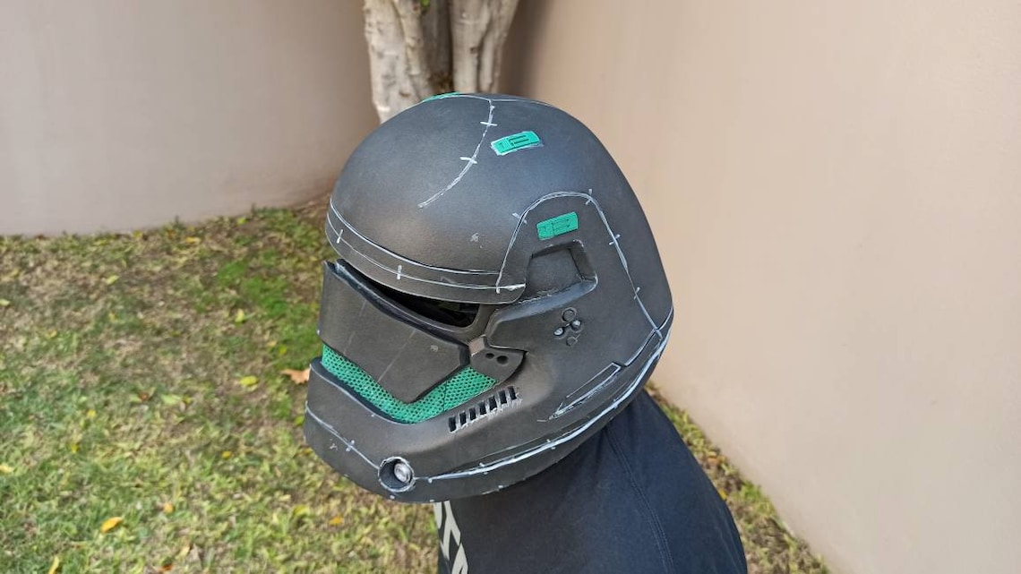 First Order Stormtrooper Helmet Foam Templates Etsy