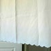 Cantonnière Blanche Faite Main – Style Shabby Chic – Broderie Et Dentelle