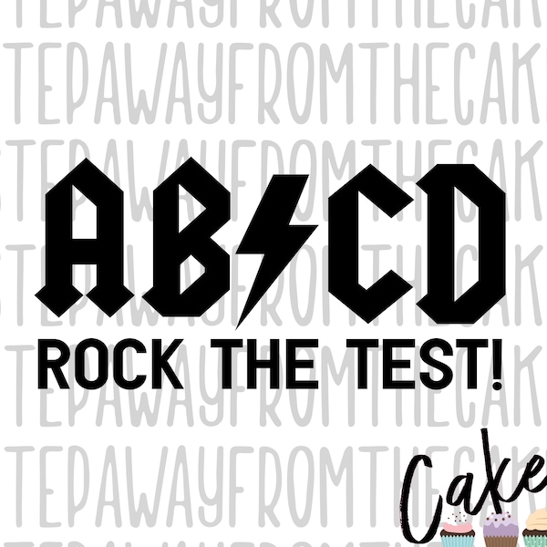 ABCD SVG, ABCD Rock The Test, abcd Teacher Shirt, School Testing Shirt svg, No Probllama, You Got This, Cricut Cut Files Teachers Tee Shirts