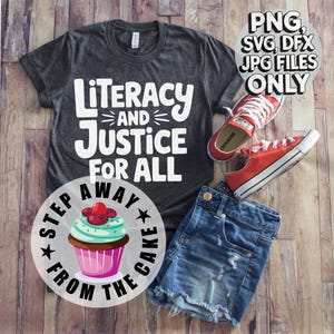 Camiseta de profesor de inglés (PNG), Leer en todo Estados Unidos, Leer libros prohibidos (PNG), Regalos para profesores de lengua y literatura, Alfabetización y justicia para todos, Amante de los libros
