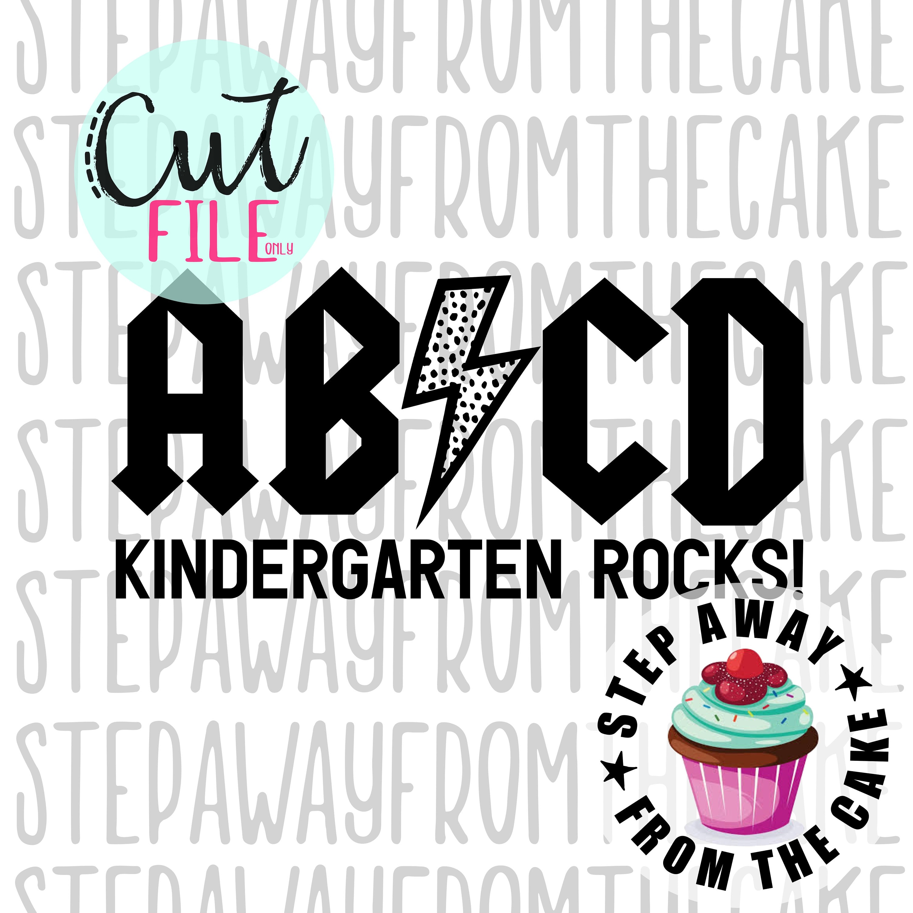 ABCD Kindergarten Rocks Shirt PNG, Abcd Kinder Rocks, Kindergarten ...