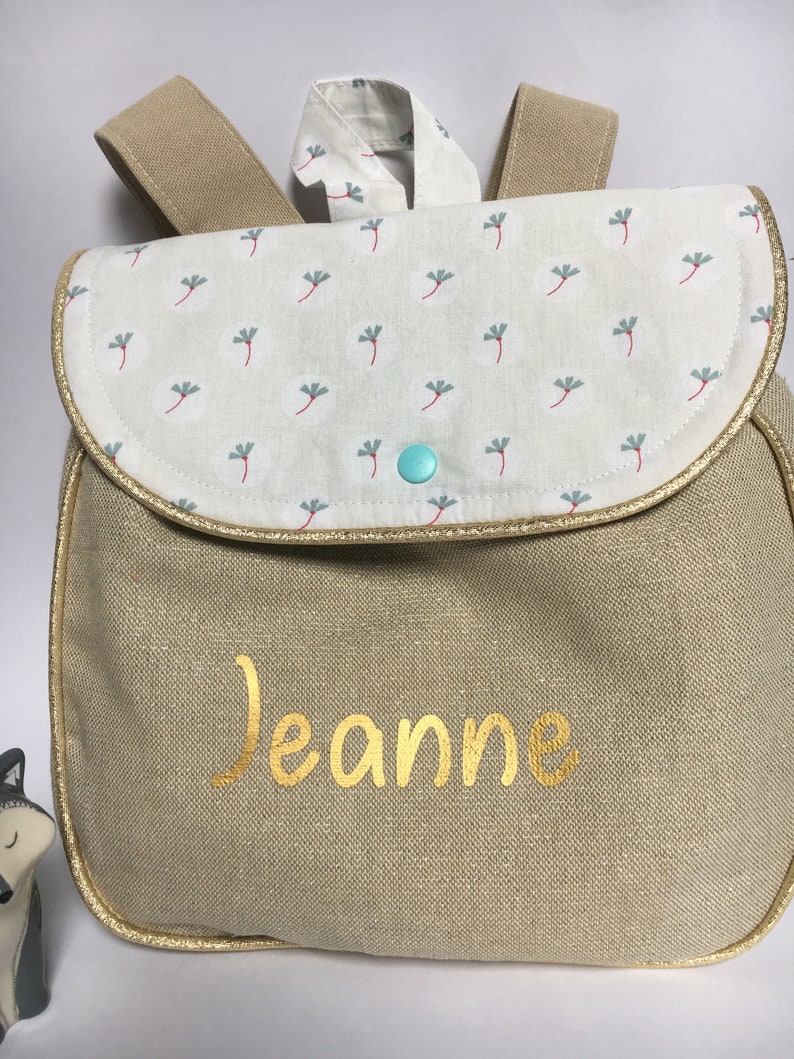 personalised backpack for nursery