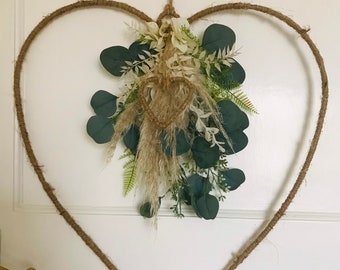 Large hanging heart