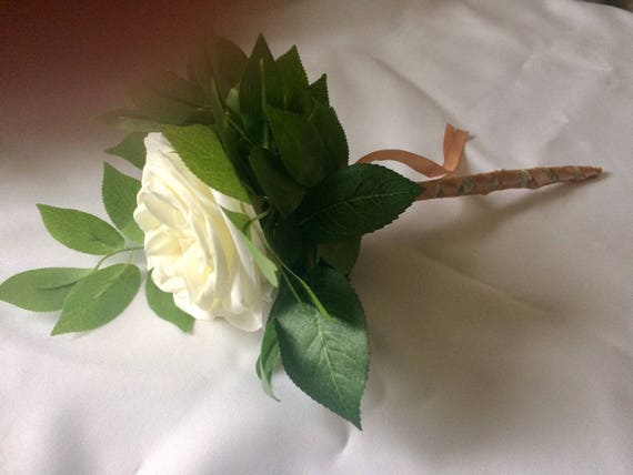 single rose for bridesmaids