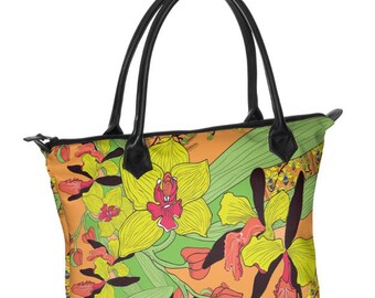 Monroe Tote Bag, handmade ladies bag, satin luxury, original print,designer Bag, luxury gift, Birthday Bag, Valentines Bag, Mothers Day Bag