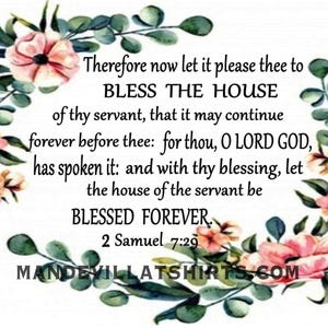 Bless this house poster Christian home decor Christian home gift Scripture wall art christian picture Bless this house sign