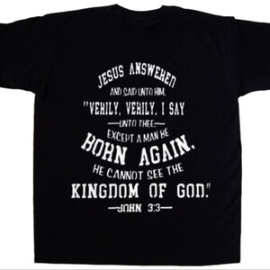 Born Again tshirt Born Again Christian shirt Christian tshirt Faith shir Christian gift Church Tshirt Mother&#39;s day gift Father&#39;s day gift