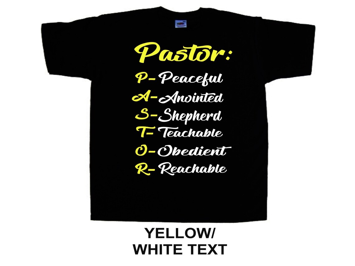 Pastor Shirt Pastor Gift Pastor Appreciation Gift Pastor Etsy