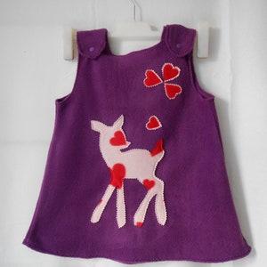 Vestido de lã, túnica quente, vestido de menina,