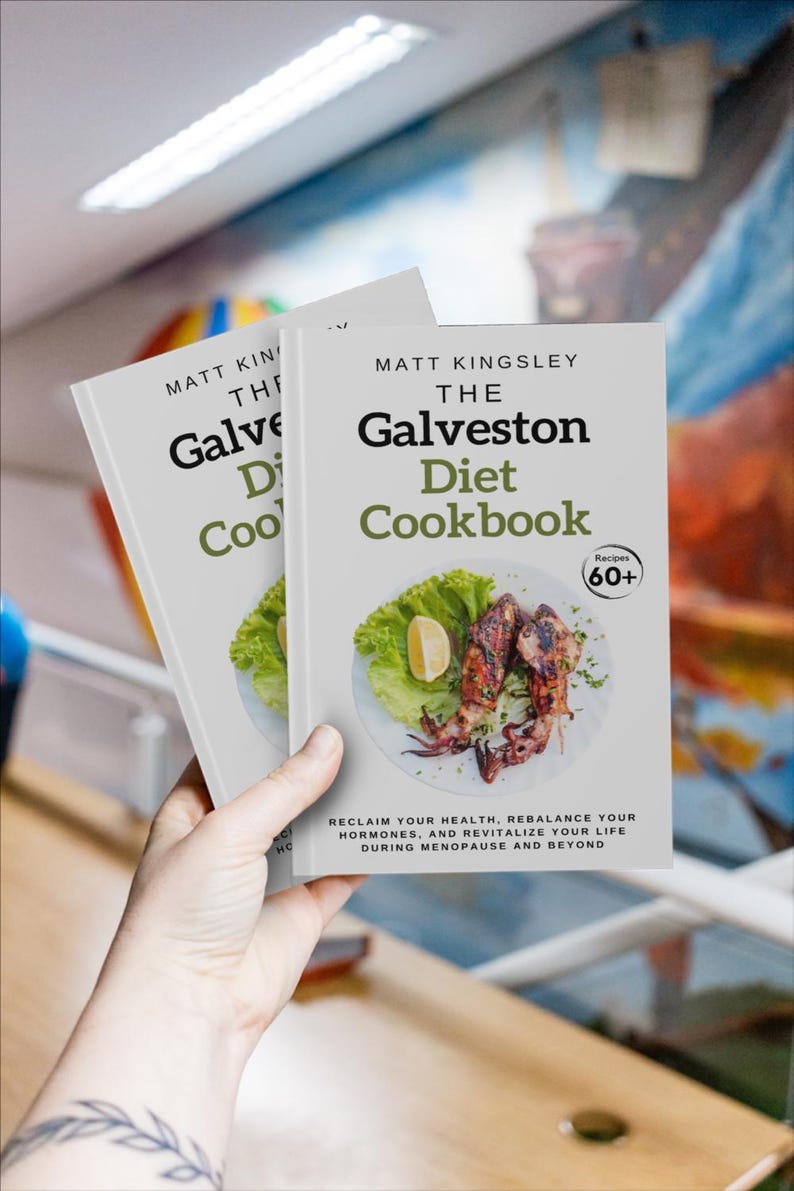 Revitalize your midlife wellness with the “Galveston Diet.” Tailored for women experiencing perimenopause and menopause, this comprehensive book offers a proven, science-driven approach to weight loss, hormone support, and symptom relief. Discover an easy-to-follow anti-inflammatory eating plan, practical intermittent fasting tips, and a variety of flavorful, nutritious recipes designed to boost energy, enhance mood, and help you regain balance—feel your best every day.