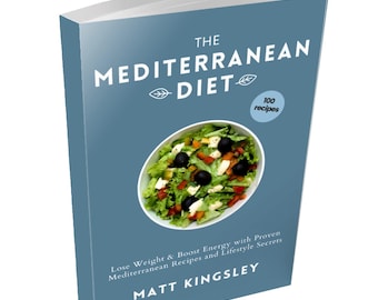 Mediterranean Diet Cookbook,Mediterranean Diet Recipes,Healthy Eating,Weight Loss,Recipe Book,60+ Recipes