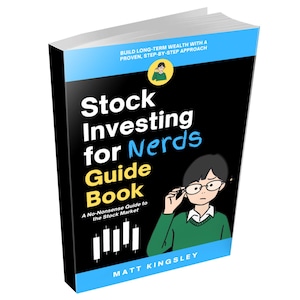 Stock Investing for Nerds Guide Book: Stock Market Investing Book, Beginner Investing Guide, Long Term Investing, Stock Market Basics